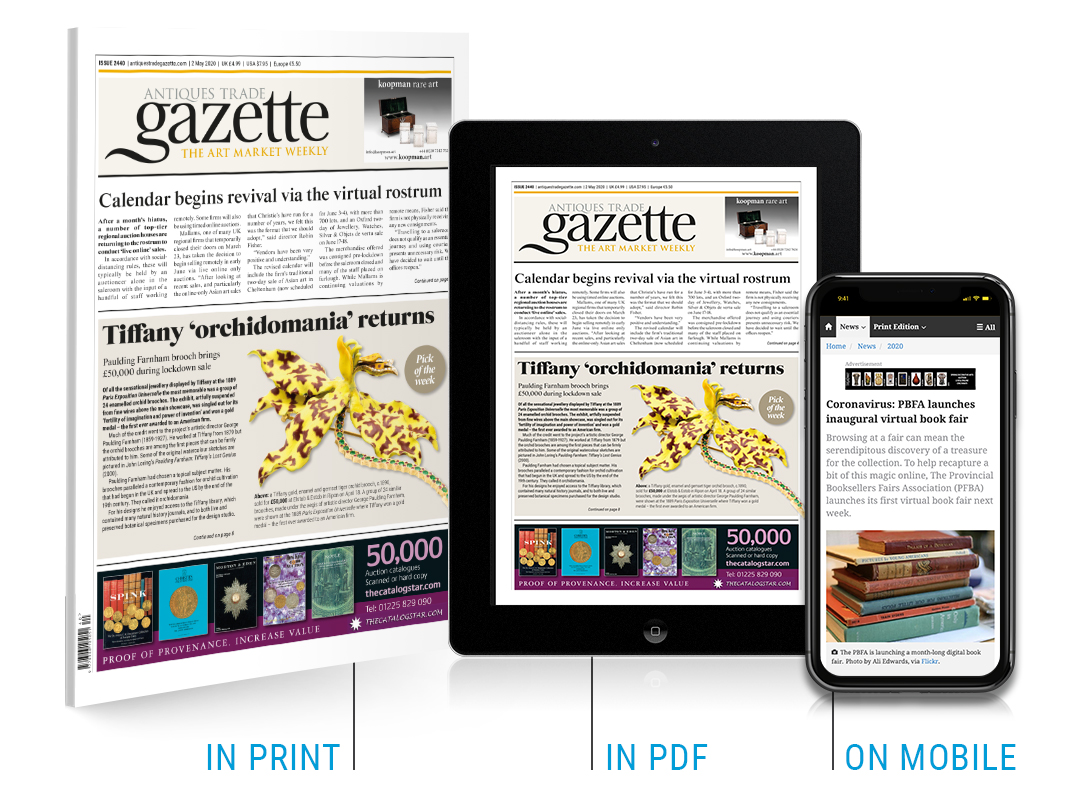 Latest issue of Antiques Trade Gazette available on your desktop, tablet or smartphone