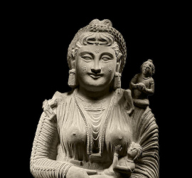 A schist figure of Hariti