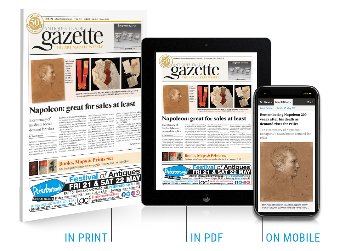 Latest issue of Antiques Trade Gazette available on your desktop, tablet or smartphone