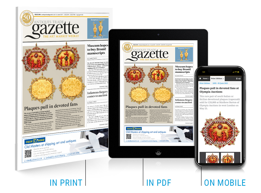 Latest issue of Antiques Trade Gazette available on your desktop, tablet or smartphone
